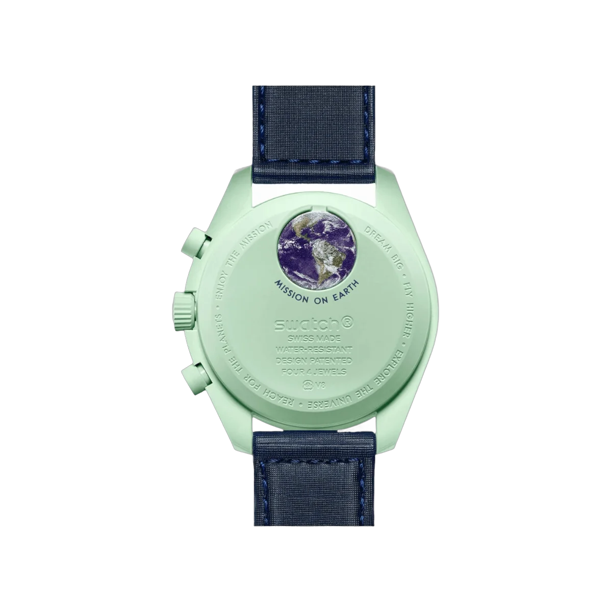 Omega X Swatch Mission To Earth So33G100 Blue Straps – additional product photo 2