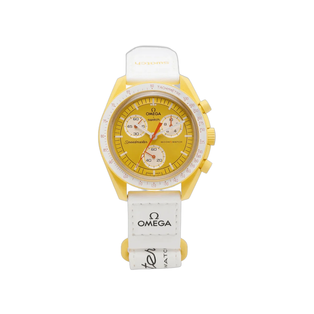 Omega X Swatch Mission To Sun So33J100 Moonswatch Yellow Bioceramic – additional product photo 3