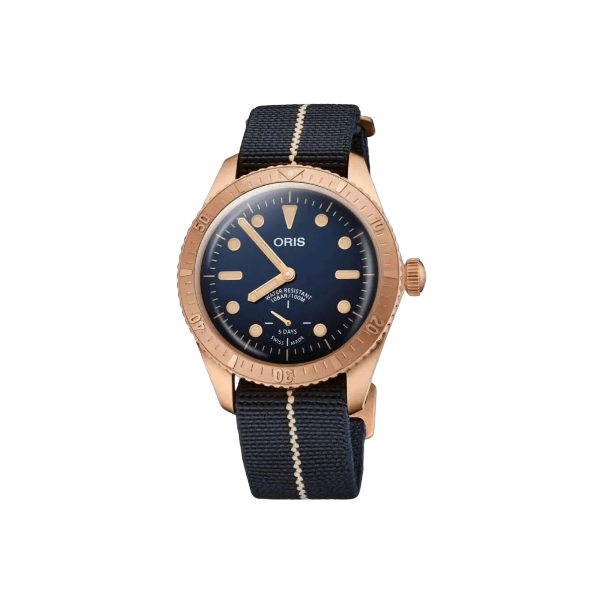 Oris Divers Carl Brashear 01 401 7764 3185-Set Blue Dial Limited Edition Men's Watch