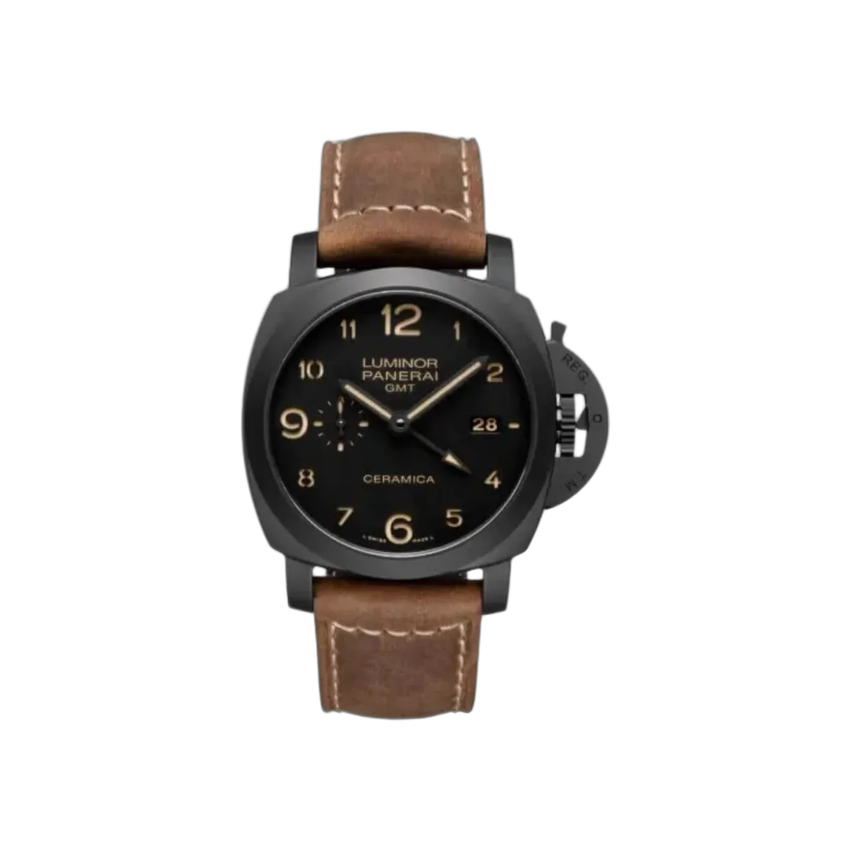 Panerai Contemporary Luminor PAM00441 Black Ceramic 44Mm Men's Watch