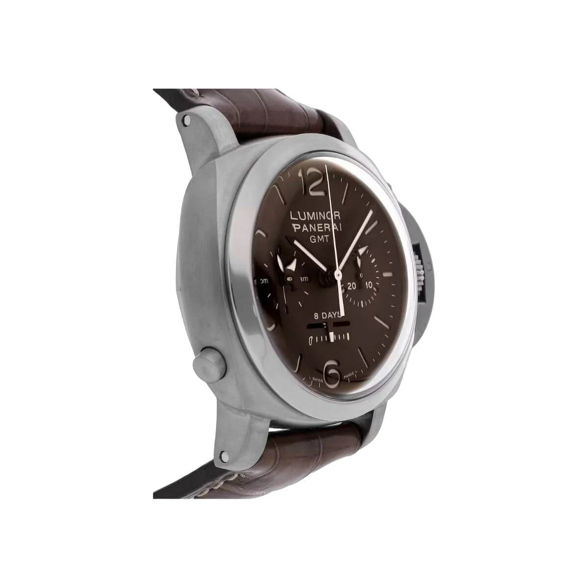 Panerai Luminor Chrono Monopulsante 8 Days Gmt 44Mm Titanium Limited Edition To 500 Pcs Men's Watch Ref. Pam00311 – additional product photo 4