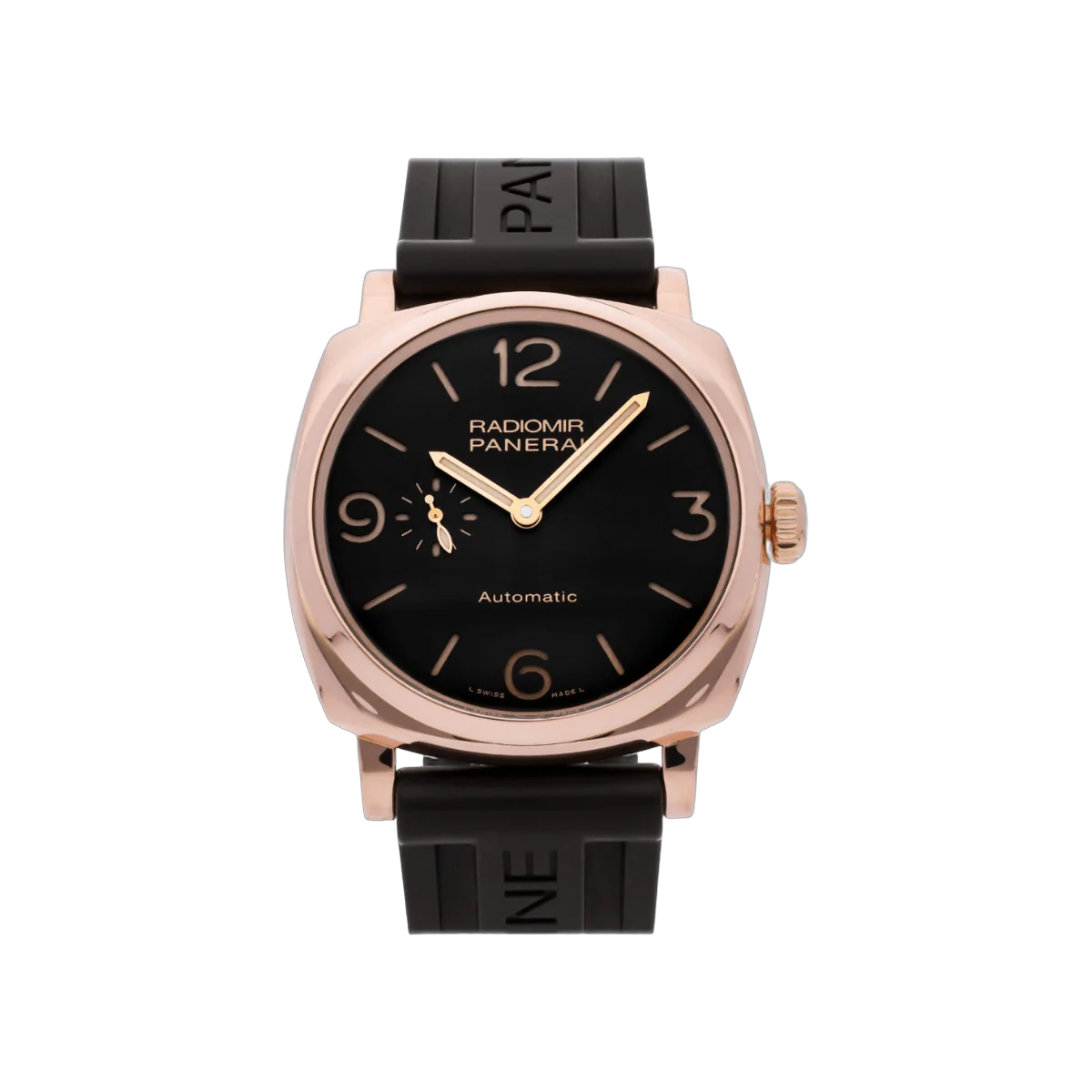 Panerai Radiomir PAM00573 18k Rose Gold 45mm Brown Dial Mens Watch