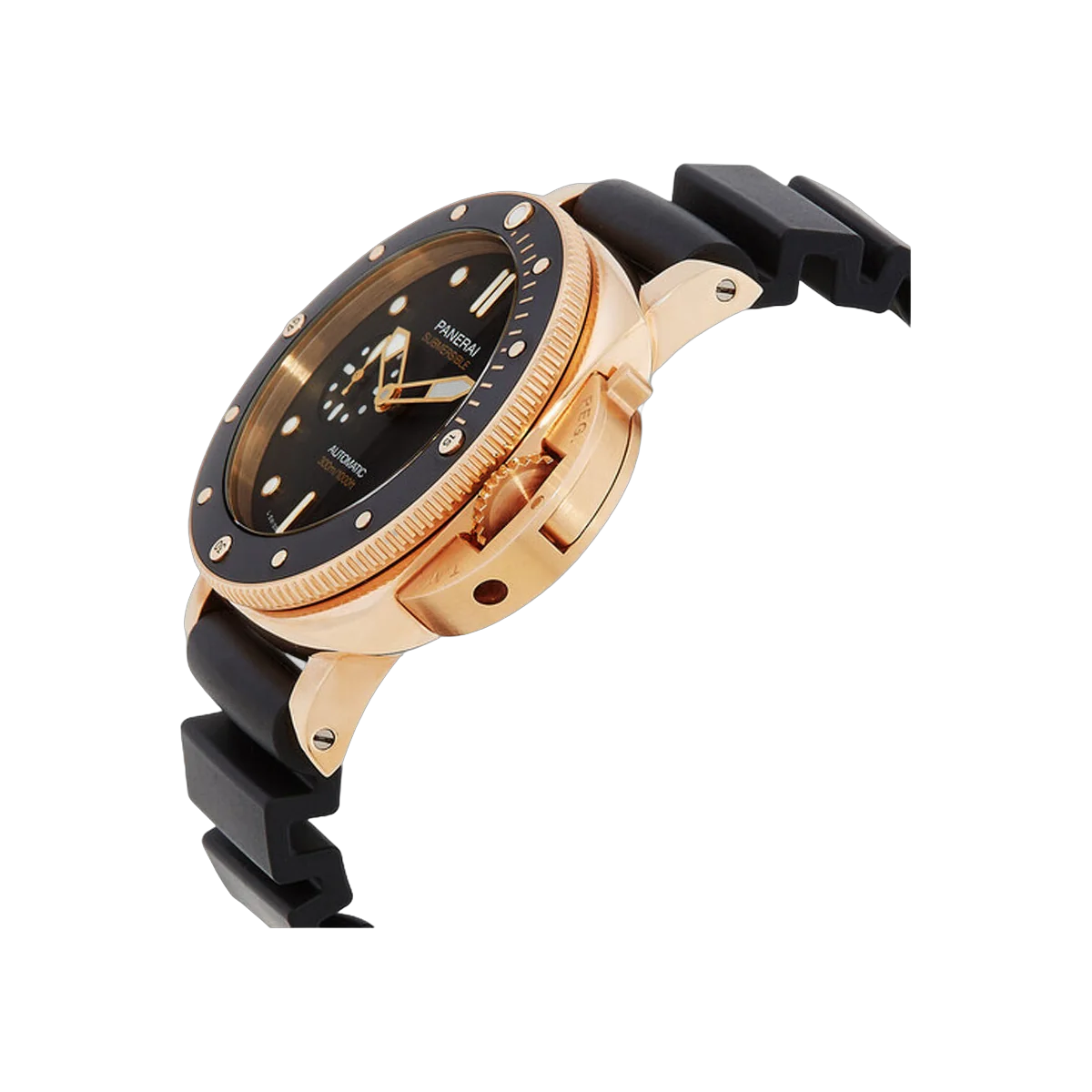 Panerai Submersible Goldtech PAM01164 Rose Gold 42mm Black Dial Men's Watch – additional product photo 2