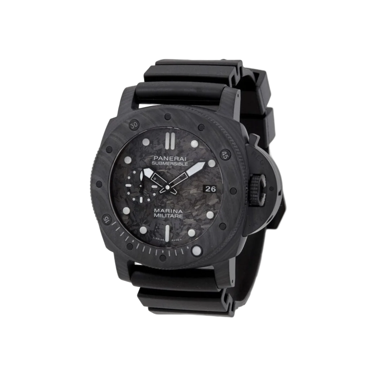 Panerai Submersible PAM00979 Marina Militare Carbotech Black Dial