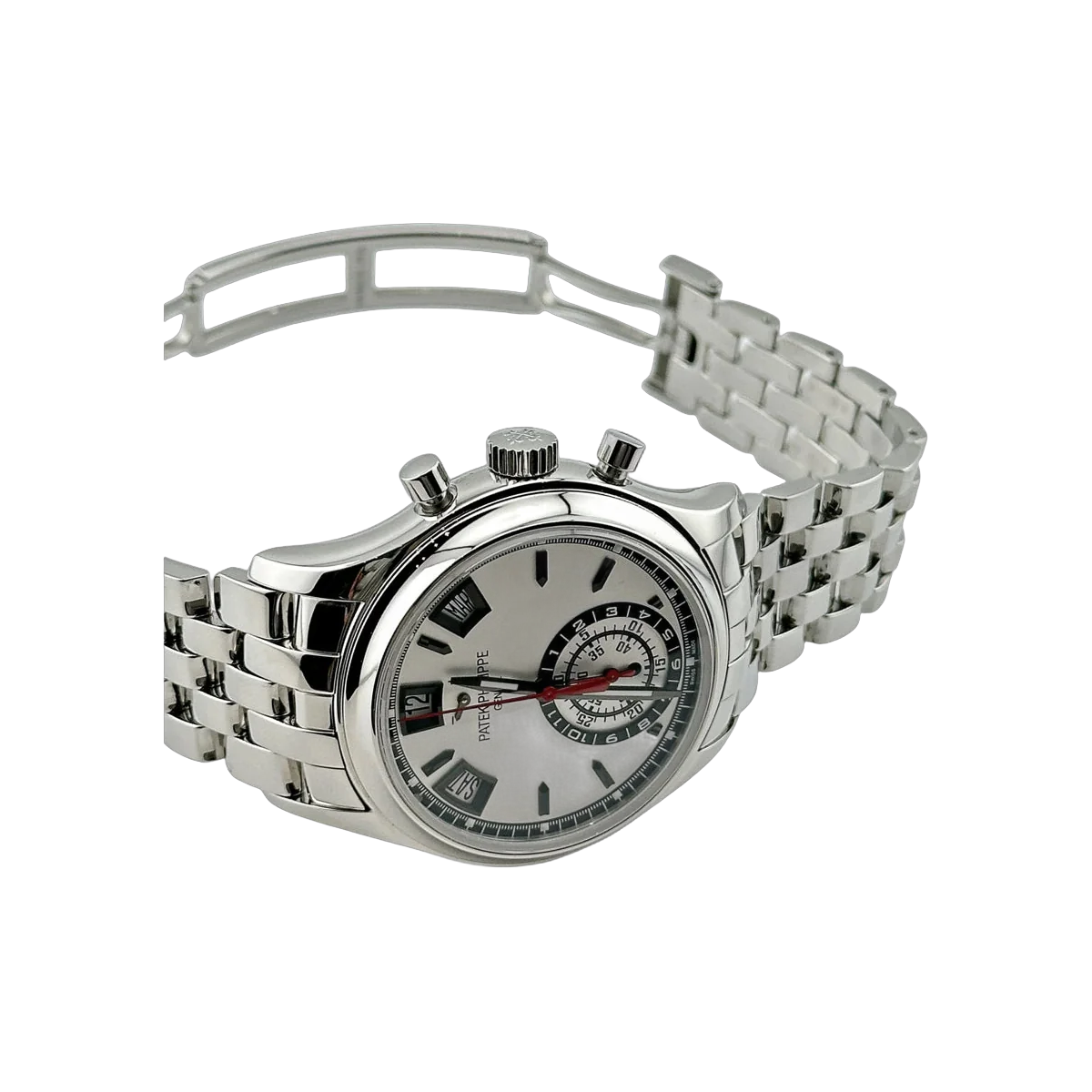 Patek Philippe Annual Calendar 5960/1A-001 Stainless Steel 40.5mm Silver Opaline Dial Men's Watch – additional product photo 2