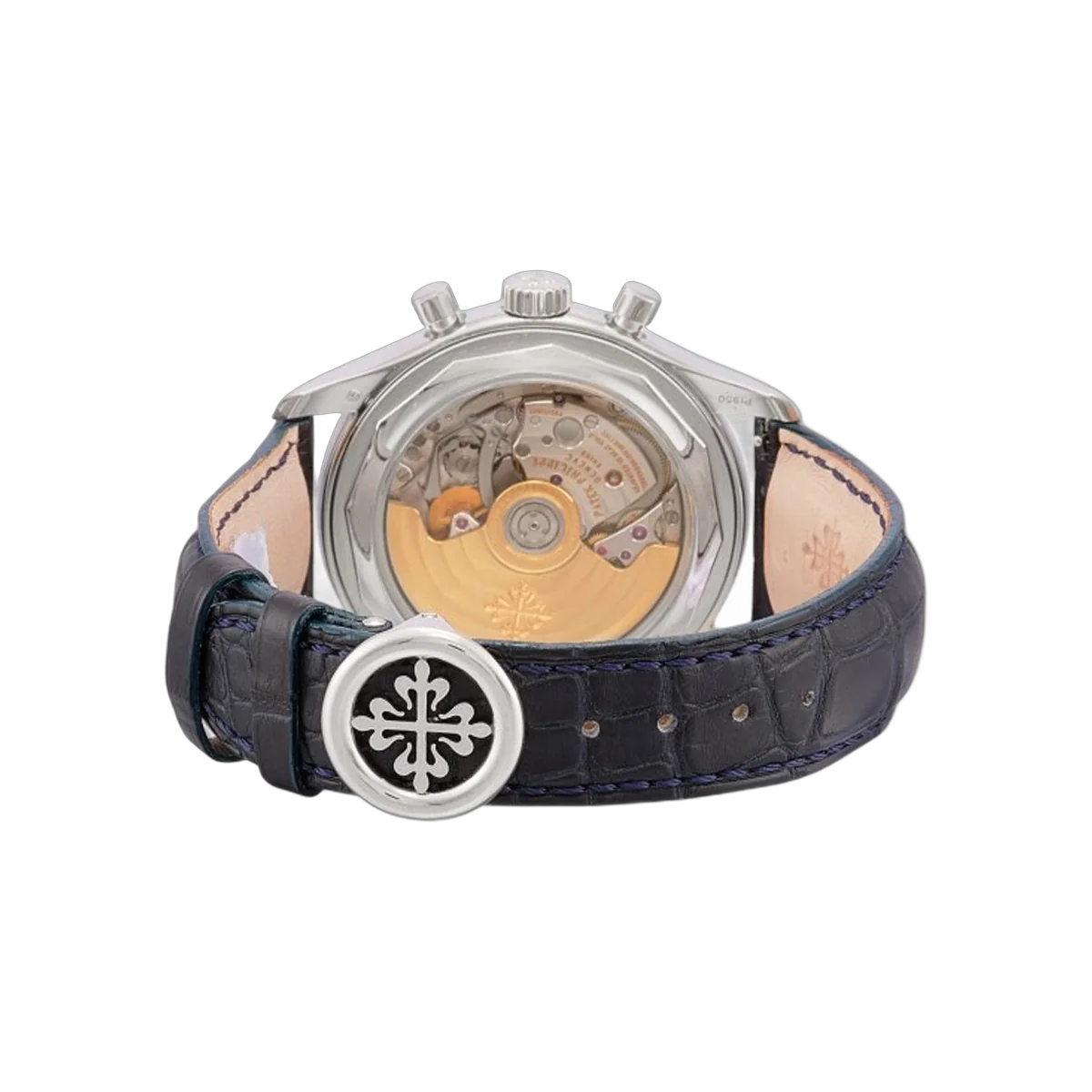 Patek Philippe Annual Calendar 5960G-010 Chronograph Moscow White Gold 40.5mm Blue Dial Men's Watch – additional product photo 7