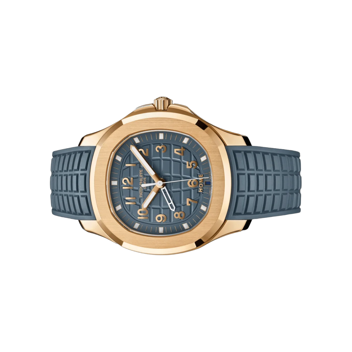 Patek Philippe Aquanaut 5269R-001 Travel Time Quartz Rose Gold 38.8mm Blue Dial Unisex Watch – additional product photo 3