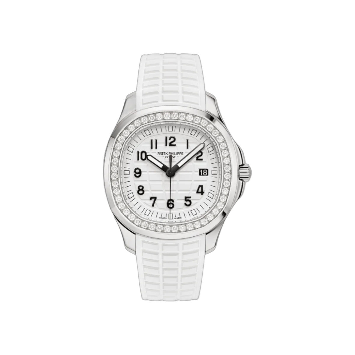 Patek Philippe Aquanaut Luce 5267/200A-010 Matted Diamond-Set Bezel Stainless 39mm Steel White Dial Womens Watch – additional product photo 2