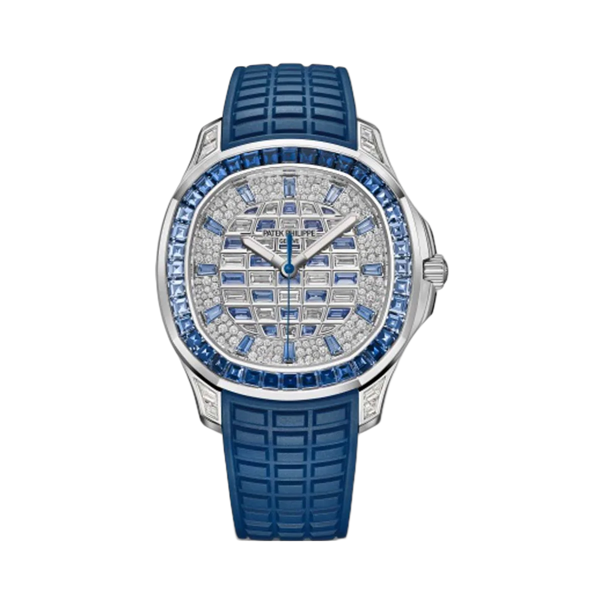 Patek Philippe Aquanaut Luce 5268/461G-001Haute Joaillerie White Gold Diamond/Sapphires Pave Dial – additional product photo 2