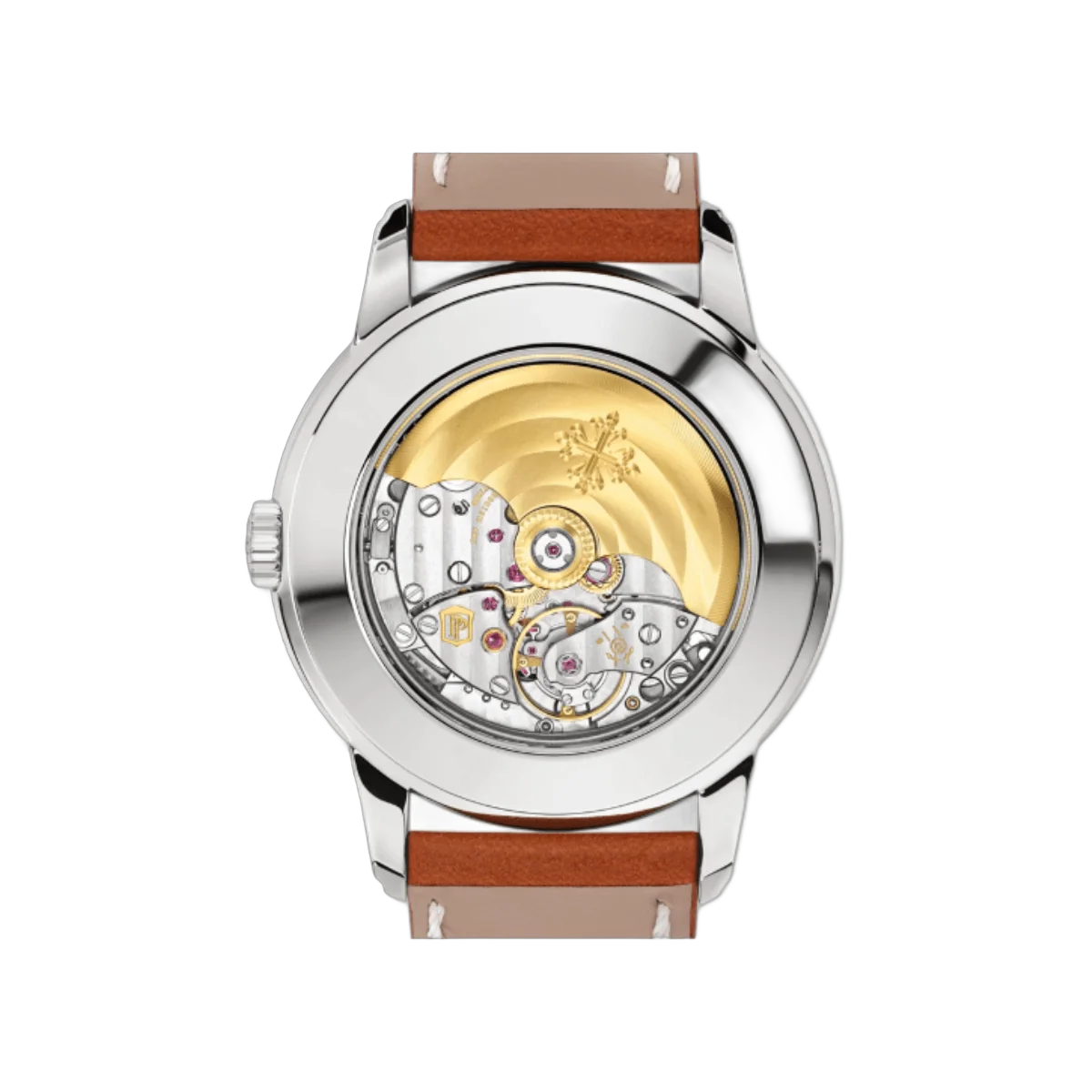 Patek Philippe Calatrava 5212A-001 Silvery Opaline Dial Leather Strap 40mm Silver Dial Mens Watch – additional product photo 2