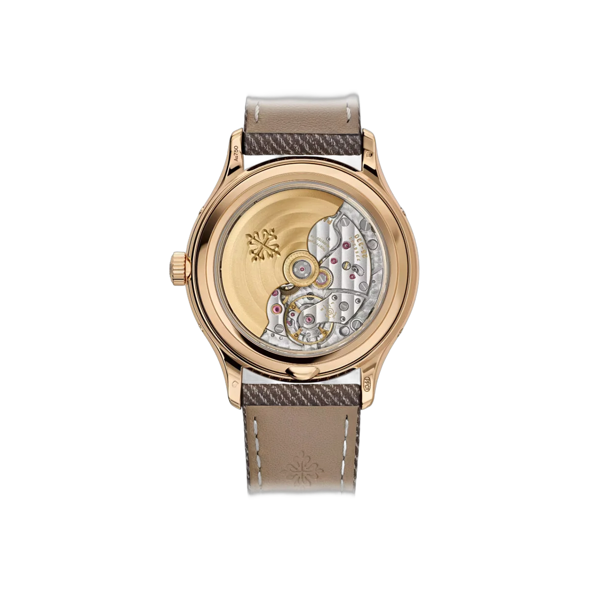 Patek Philippe Complications 4946R-001 Annual Calendar Moon Phase Rose Gold Chestnut Satin Dial 38mm Men's Watch – additional product photo 2