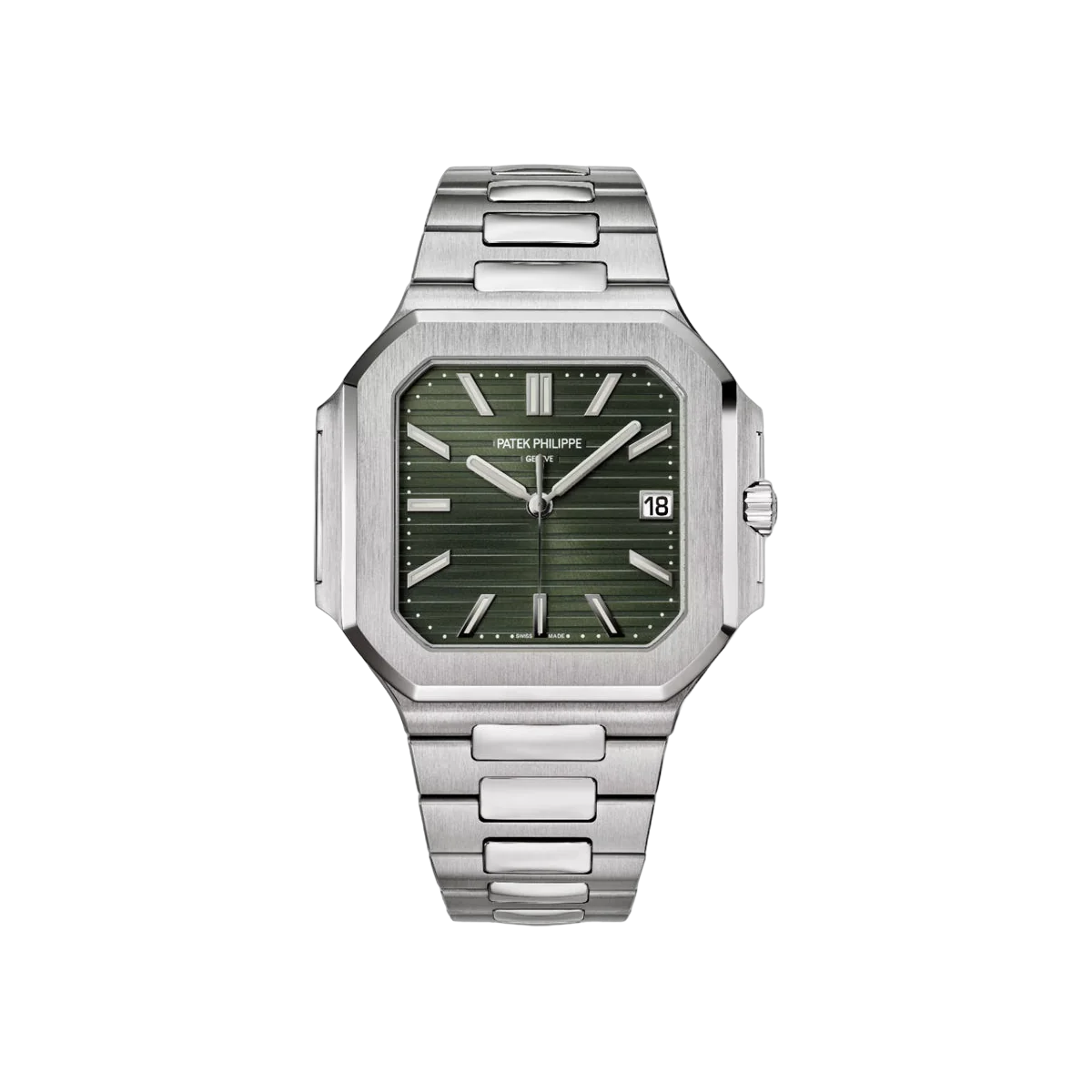 Patek Philippe Cubitus 5821/1A-001 Stainless Steel 45mm Green Dial Men's Watch