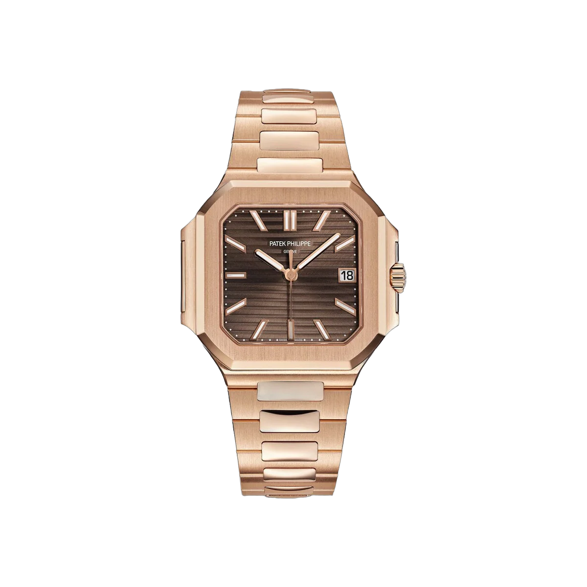 Patek Philippe Cubitus 7128/1R-001 Rose Gold Brown Dial 40mm Men's Watch