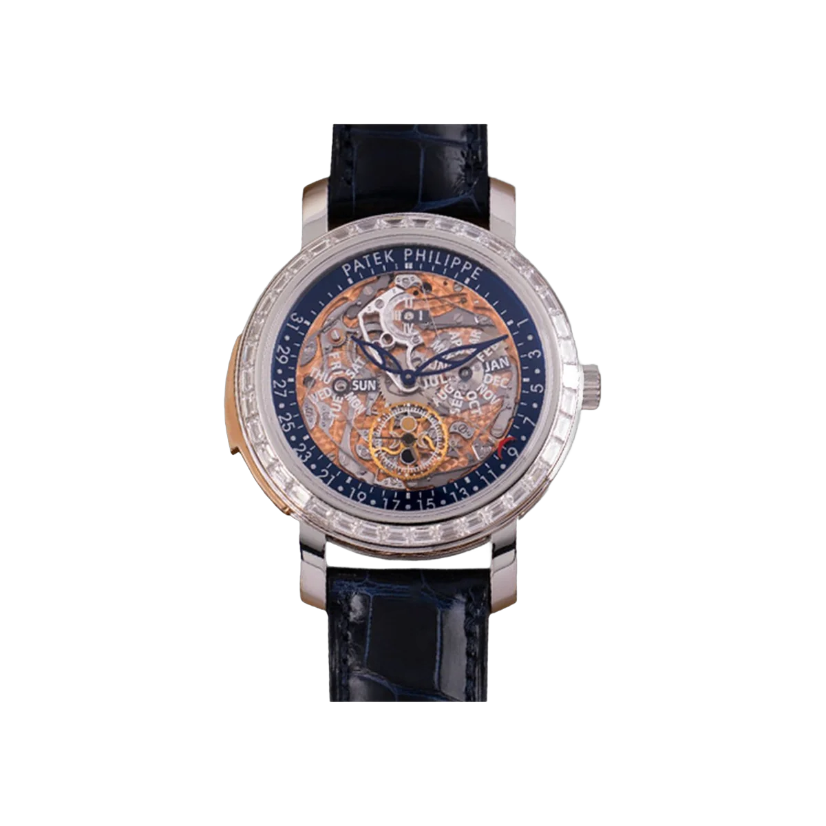 Patek Philippe Grand Complications 5104P Platinum 43mm Skeleton Dial Men's Watch
