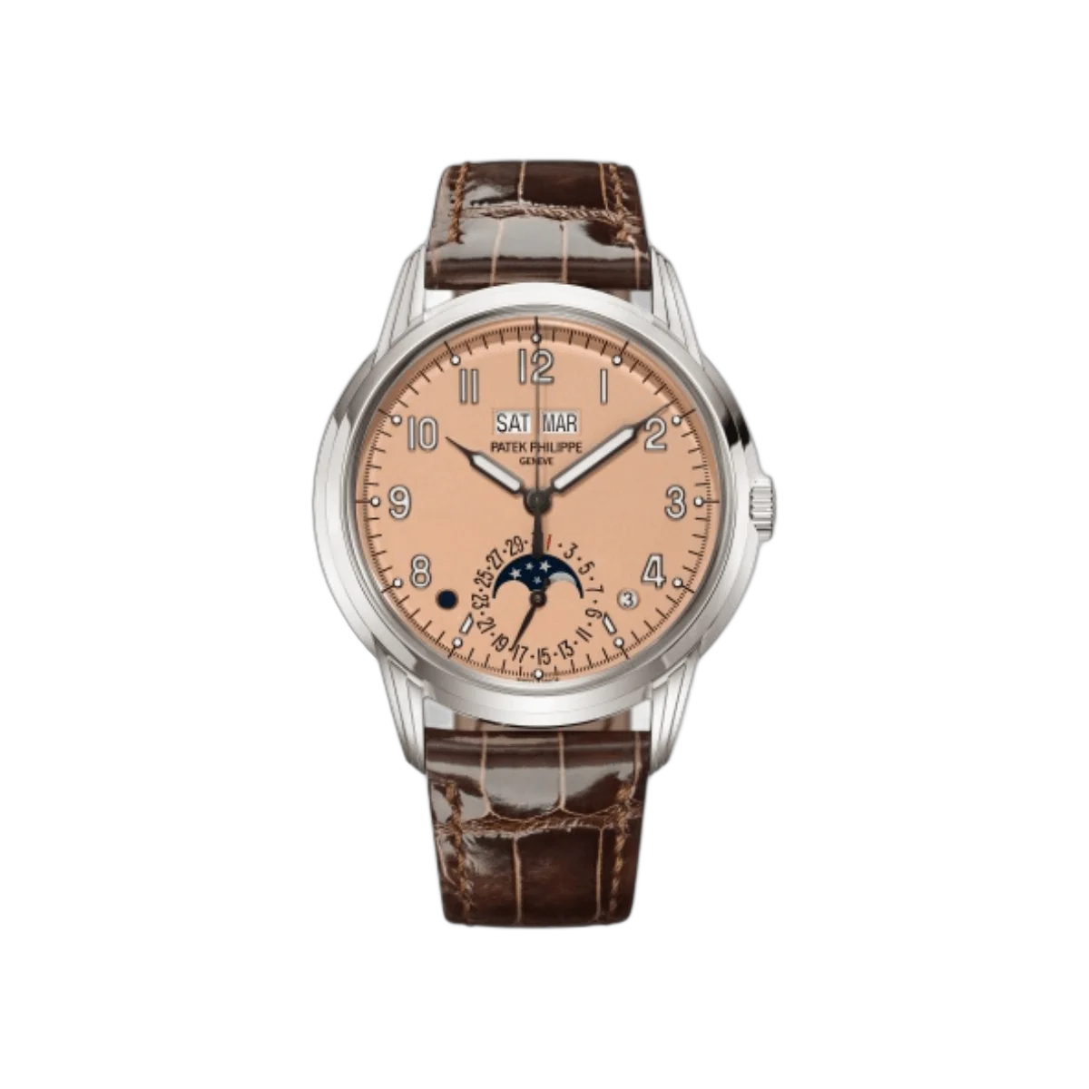 Patek Philippe Grand Complications 5320G-011 18K White Gold Salmon Dial 40mm Men's Watch