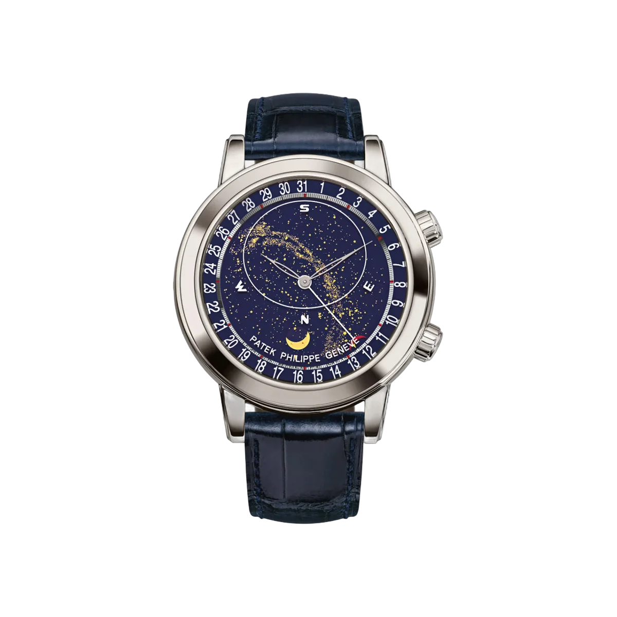 Patek Philippe Grand Complications 6102P-001 Celestial Platinum 44mm Blue Dial Men’s Watch