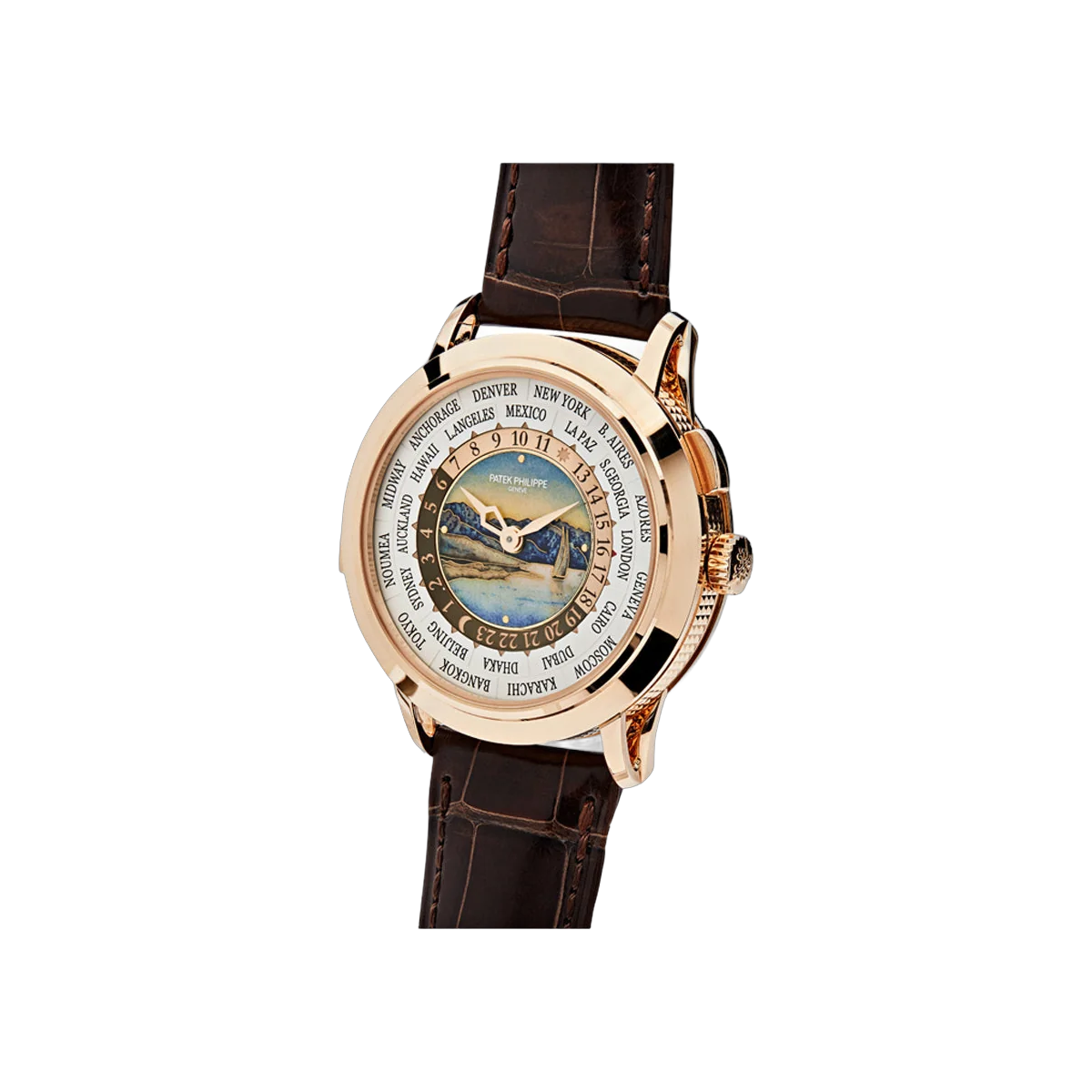 Patek Philippe Grand Complications Minute Repeater World 5531R-012 Rose Gold 40mm Cloisonné Enamel Dial Men's Watch – additional product photo 4