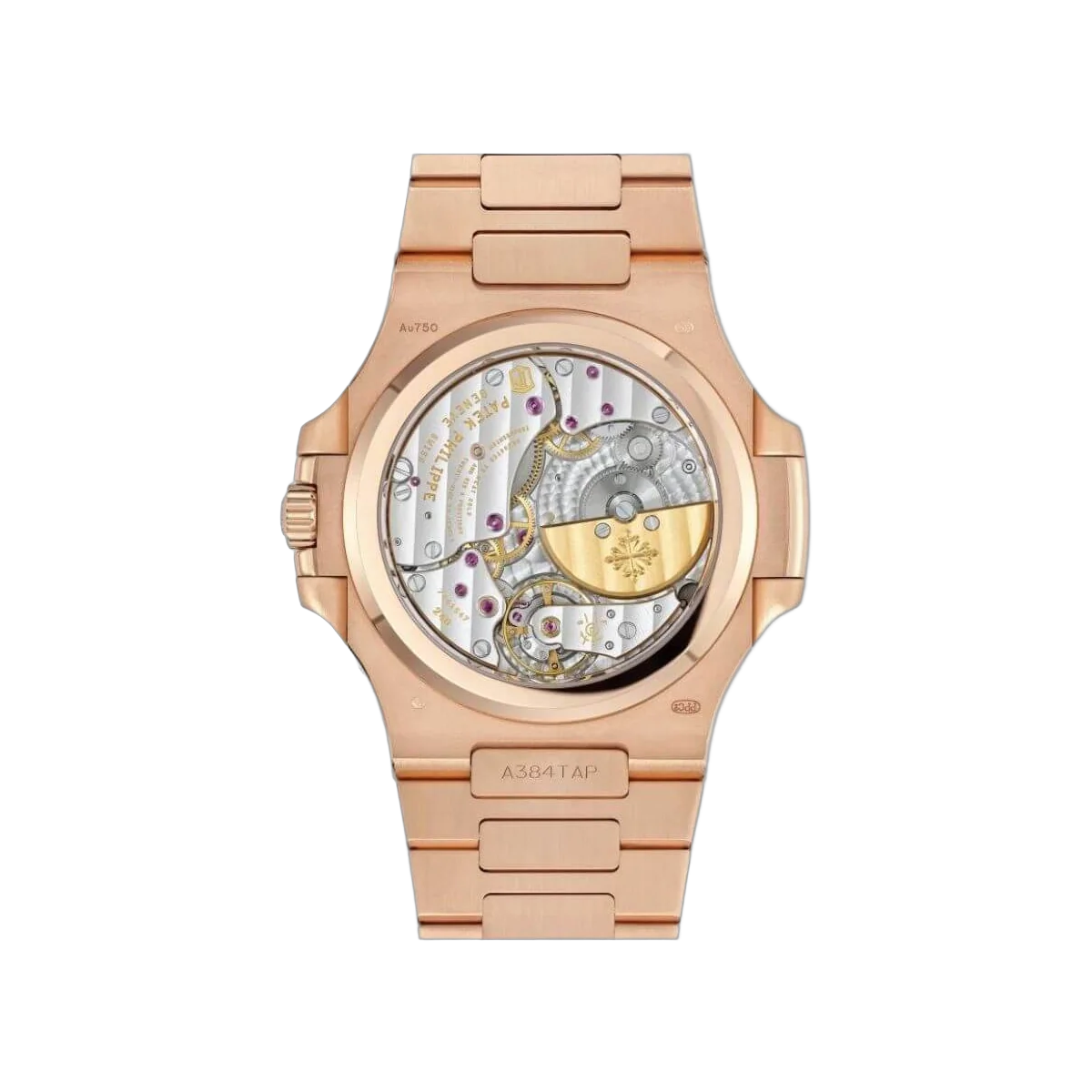 Patek Philippe Nautilus 5712/1R-001 18K Rose Gold Sunburst Self-Winding 40mm Brown Indices Dial Mens Watch – additional product photo 4