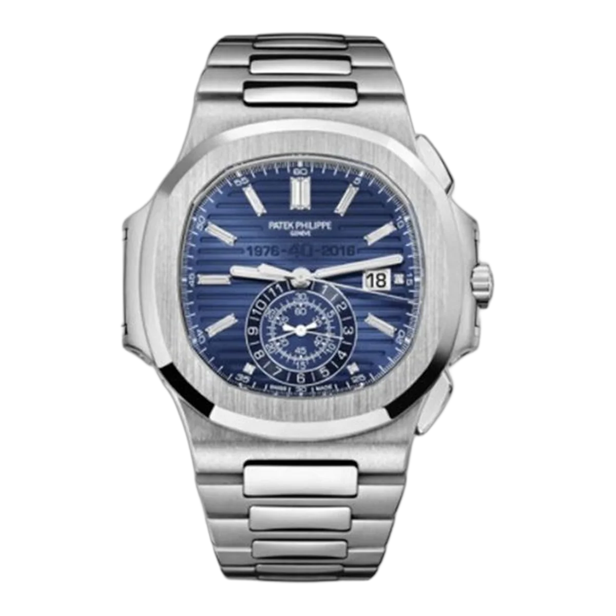 Patek Philippe Nautilus 5976/1G-001 Chronograph 40Th Anniversary 44Mm 18K White Gold Men's Watch