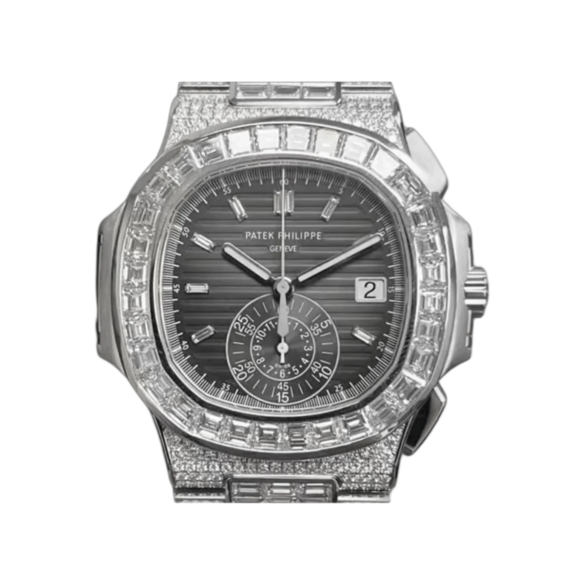 Patek Philippe Nautilus 5980/1400G-010 Chronograph Diamond Set – additional product photo 4