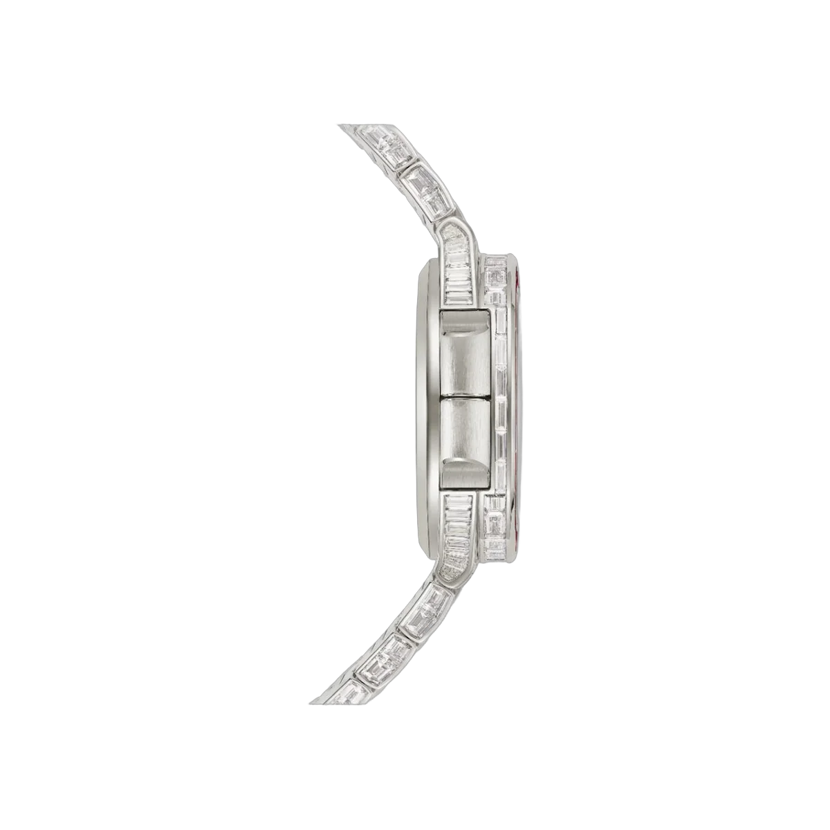Patek Philippe Nautilus 5990/1422G-001 White Gold Diamond and Ruby Set 40.5mm Black Dial Men's Watch – additional product photo 5