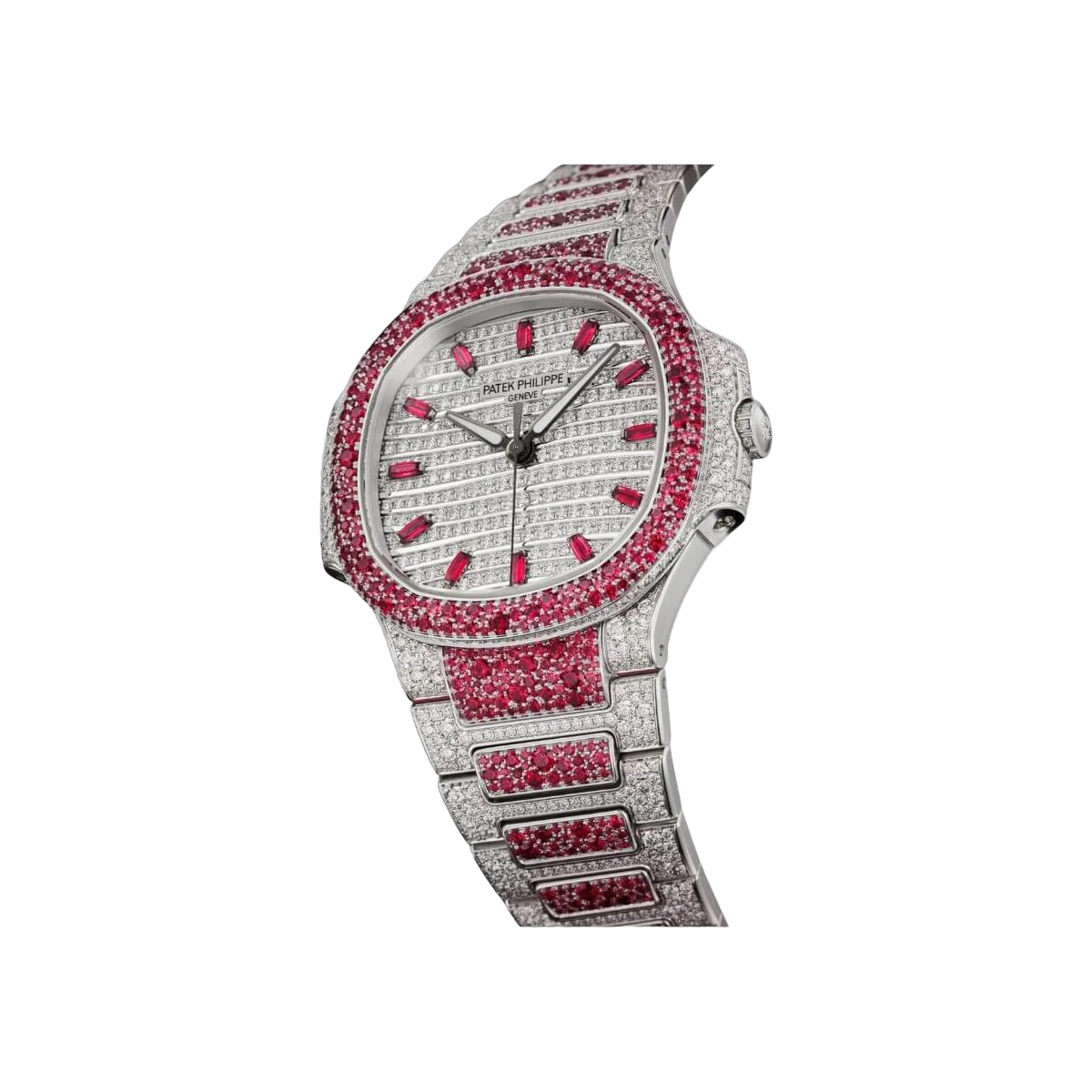 Patek Philippe Nautilus 7118-1452G-001 Haute Joaillerie Diamond Gel 35mm White Dial Womens Watch – additional product photo 6