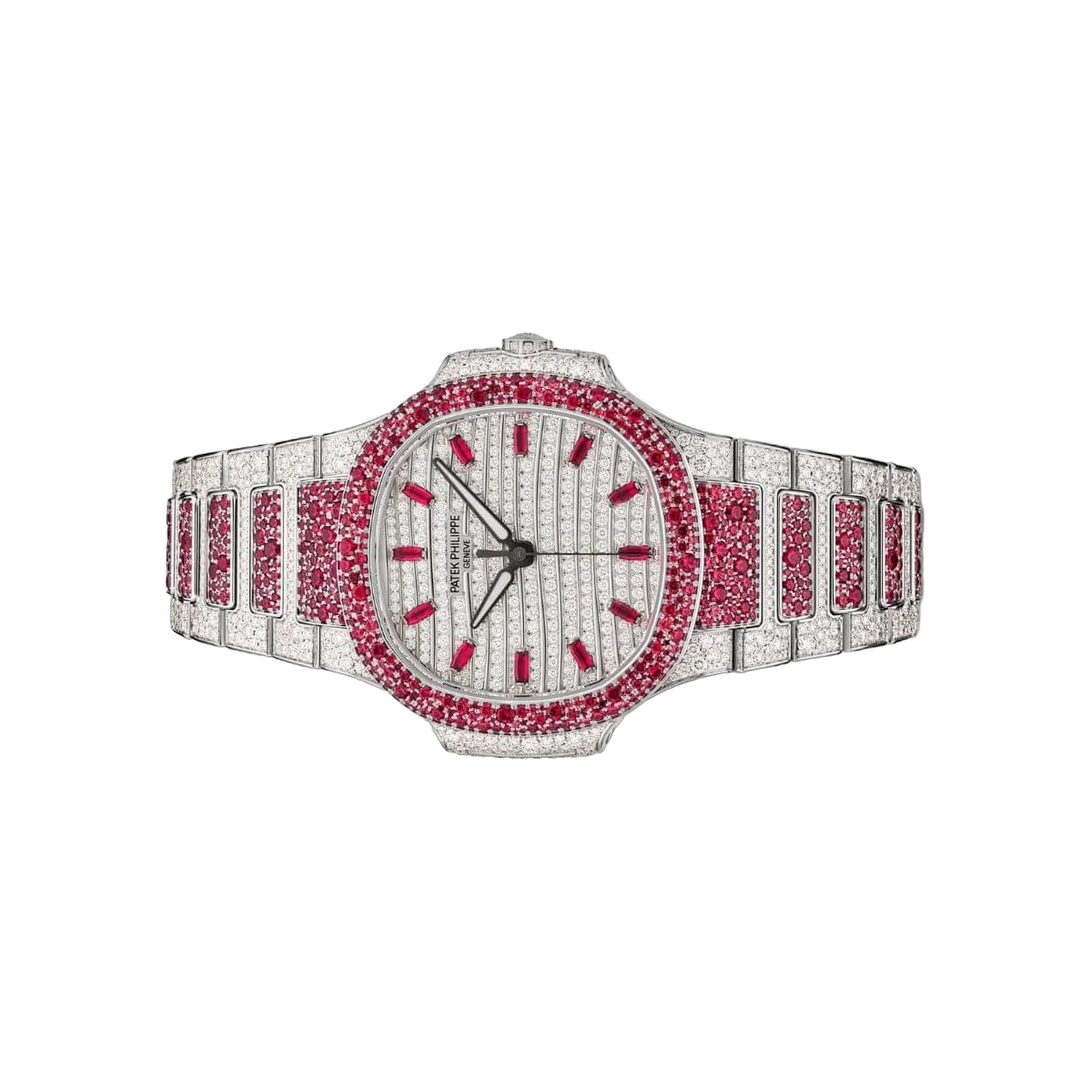 Patek Philippe Nautilus 7118-1452G-001 Haute Joaillerie Diamond Gel 35mm White Dial Womens Watch – additional product photo 8