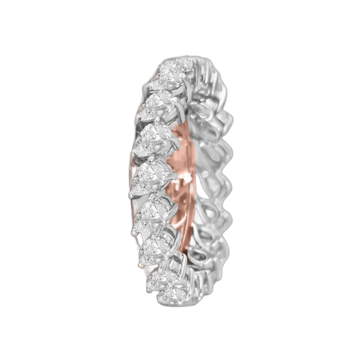 Pear Ring- HRD- E-F/VVS 1.72 CTS- A01R,Total Wt - 5.58gm – additional product photo 2