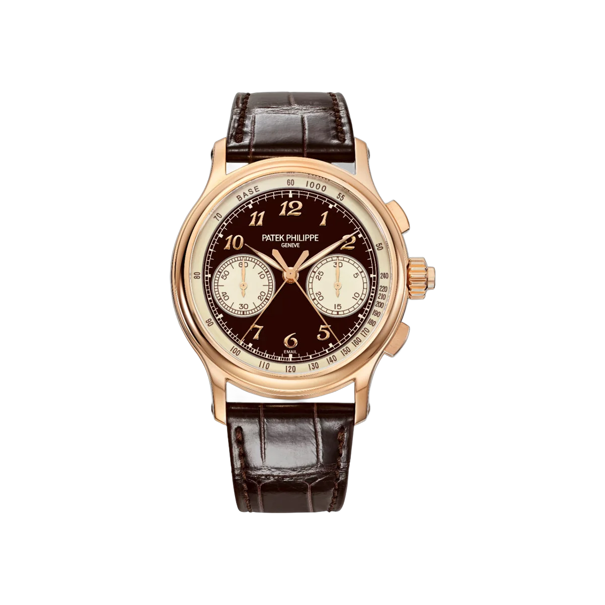 Philippe Grand Complications 5370R-001 Rose Gold 41mm Brown "Grand Feu" Enamel Dial Men's Watch