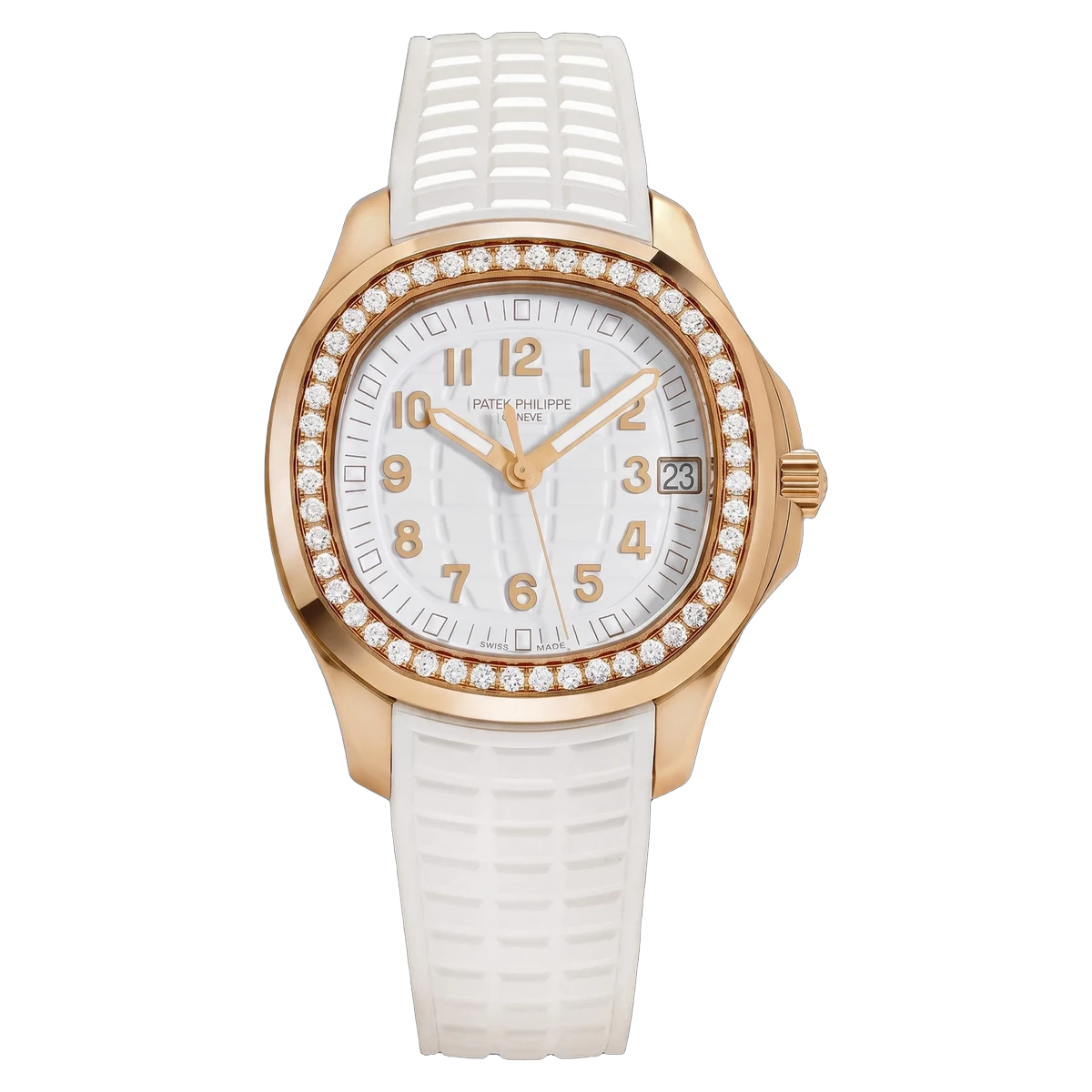 Patek Philippe Aquanaut 5268/200R-001 Luce 18K Rose Gold White Diamond-Set Bezel