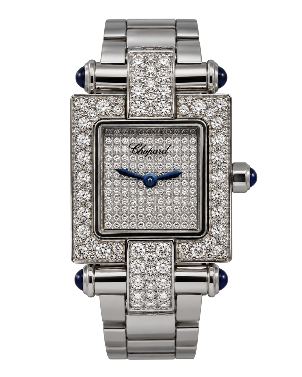 Chopard Imperiale Paved Diamond Dial Quartz White Gold 38/3448-23
