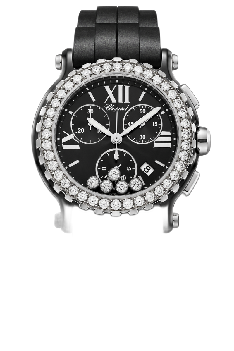 Chopard Happy Sport Black Chrono Black PVD Case 288499-3009