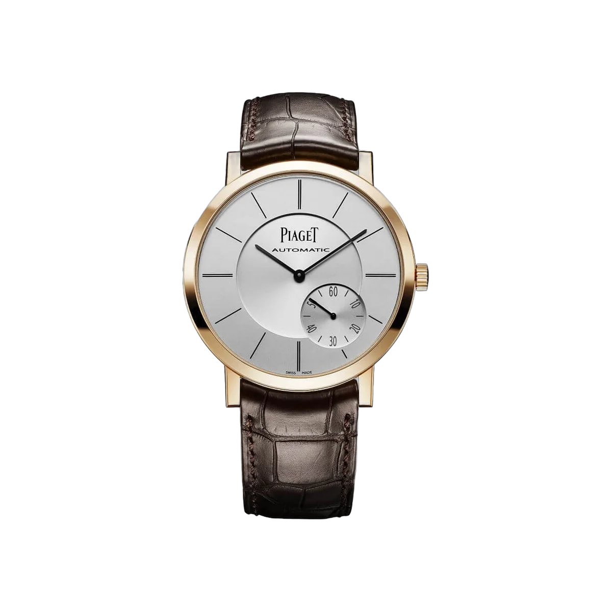 Piaget Altiplano G0A35131 Ultra Thin Automatic Rose Gold Silver Dial