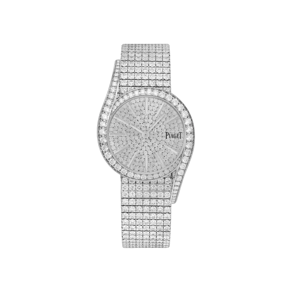 Piaget Limelight Gala G0A38164 White Gold Full Diamond 32mm Diamond Dial Ladies Watch
