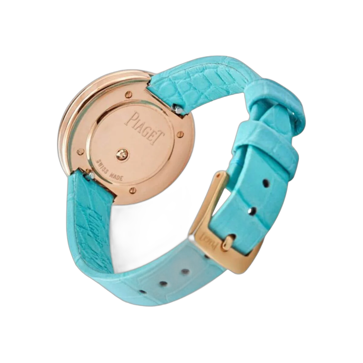 Piaget Possession G0A43089 Quartz RG Turquoise Leather Strap Blue Dial – additional product photo 2