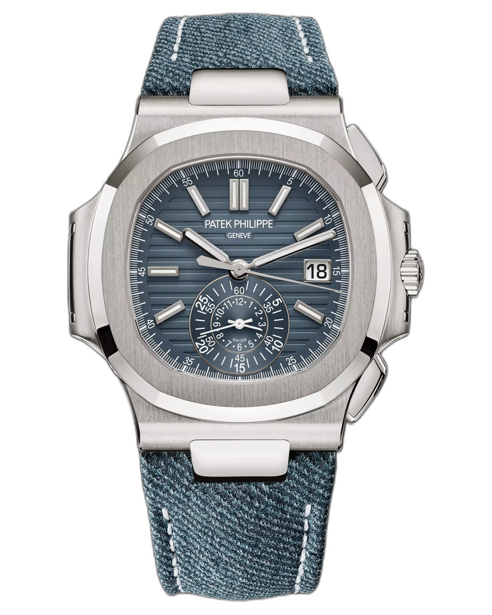 Patek Philippe Nautilus self-winding 5980/60G-001 Blue Dial