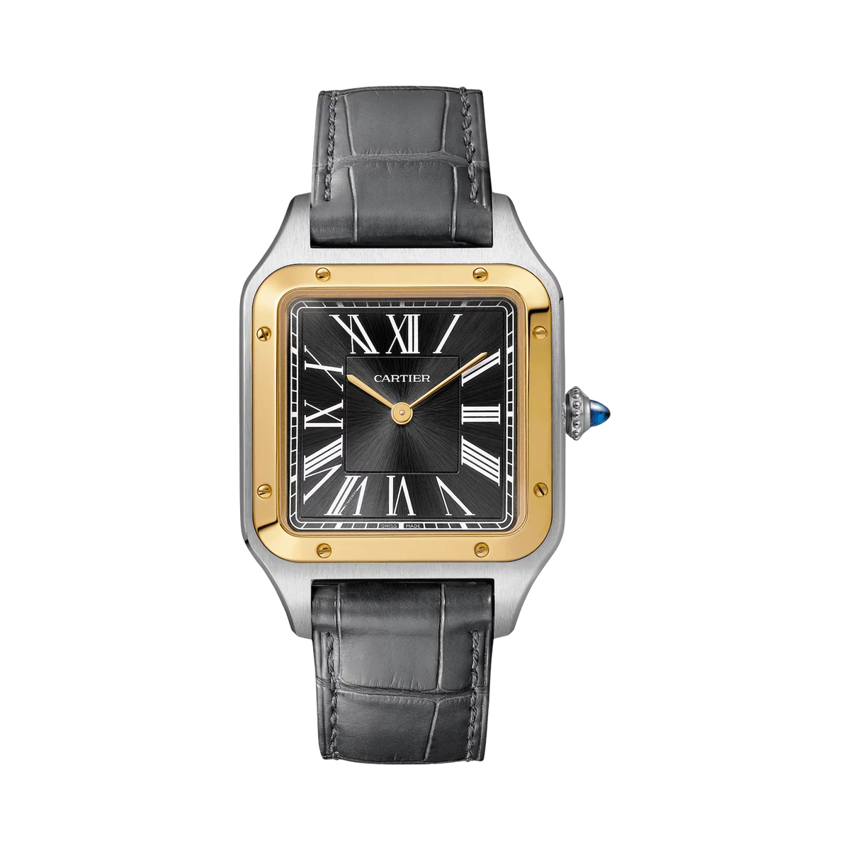Cartier Santos Dumont W2SA0015 Bicolor Large Limited Edition 43.5x31.4mm Stainless Steel