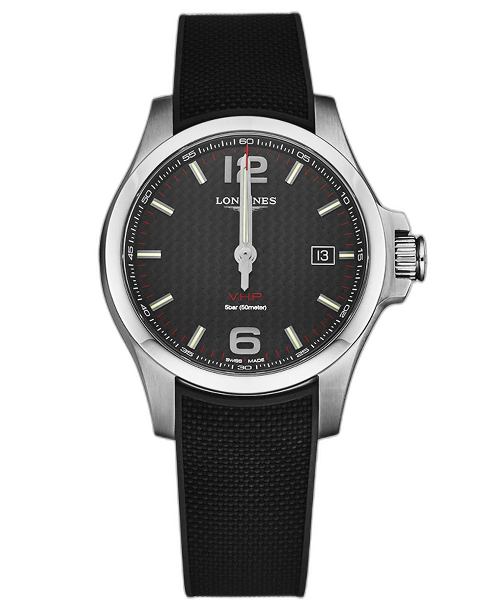 Longines Conquest VHP L37264669 43MM Grey Dial Stainless Steel