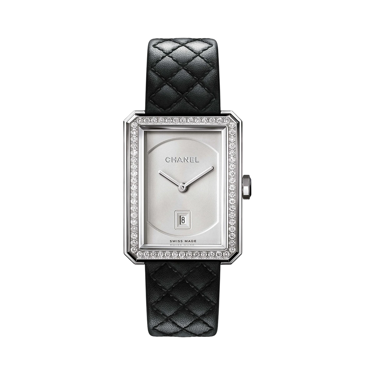 Chanel Boy Friend H6677 Quartz White Gold Silver Dial