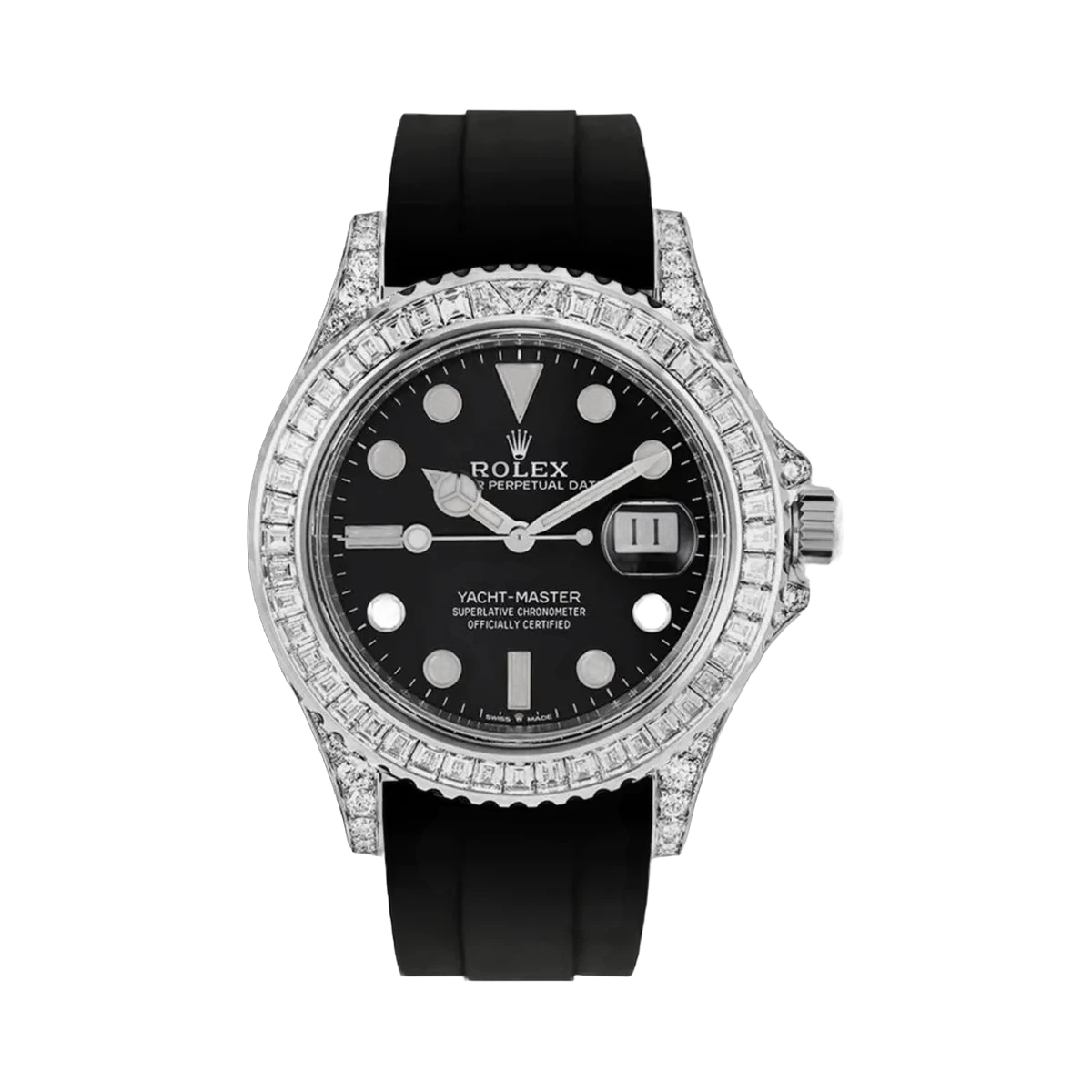 Rolex Yacht Master 226679TBR White Gold 42mm Black Dial Men's Watch
