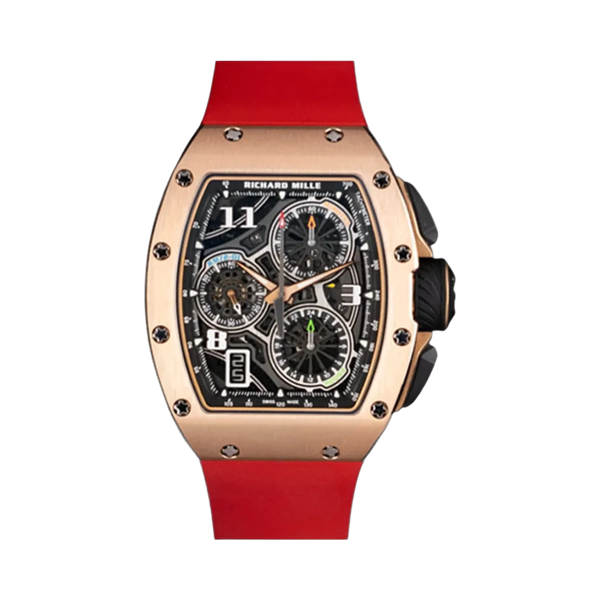 Richard Mille RM 72-01 Rose Gold Lifestyle Flyback Chronograph 47.34Mm 18K