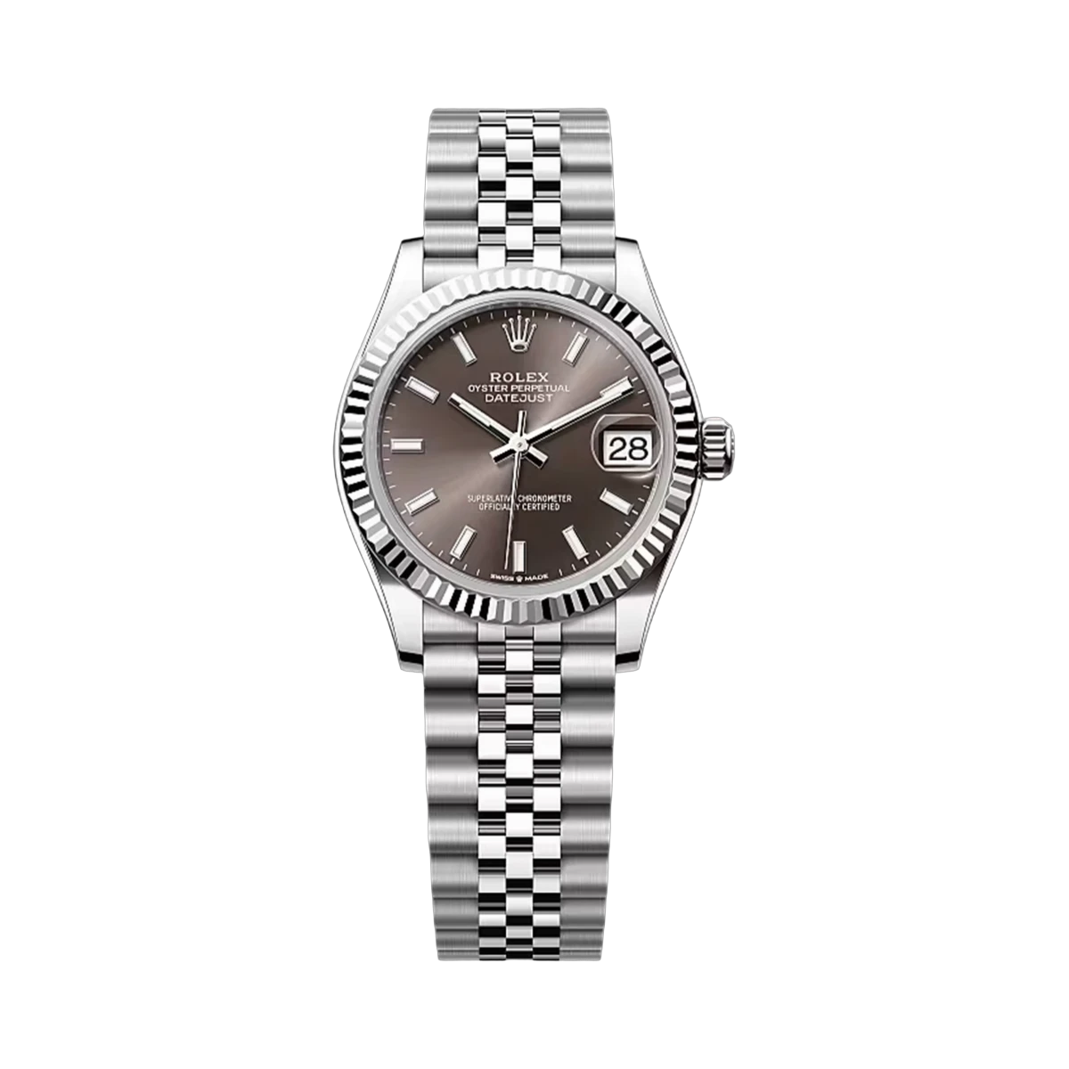 Rolex Datejust 278274 DKGIJ Dar Grey Dial 31mm Ladies Watch