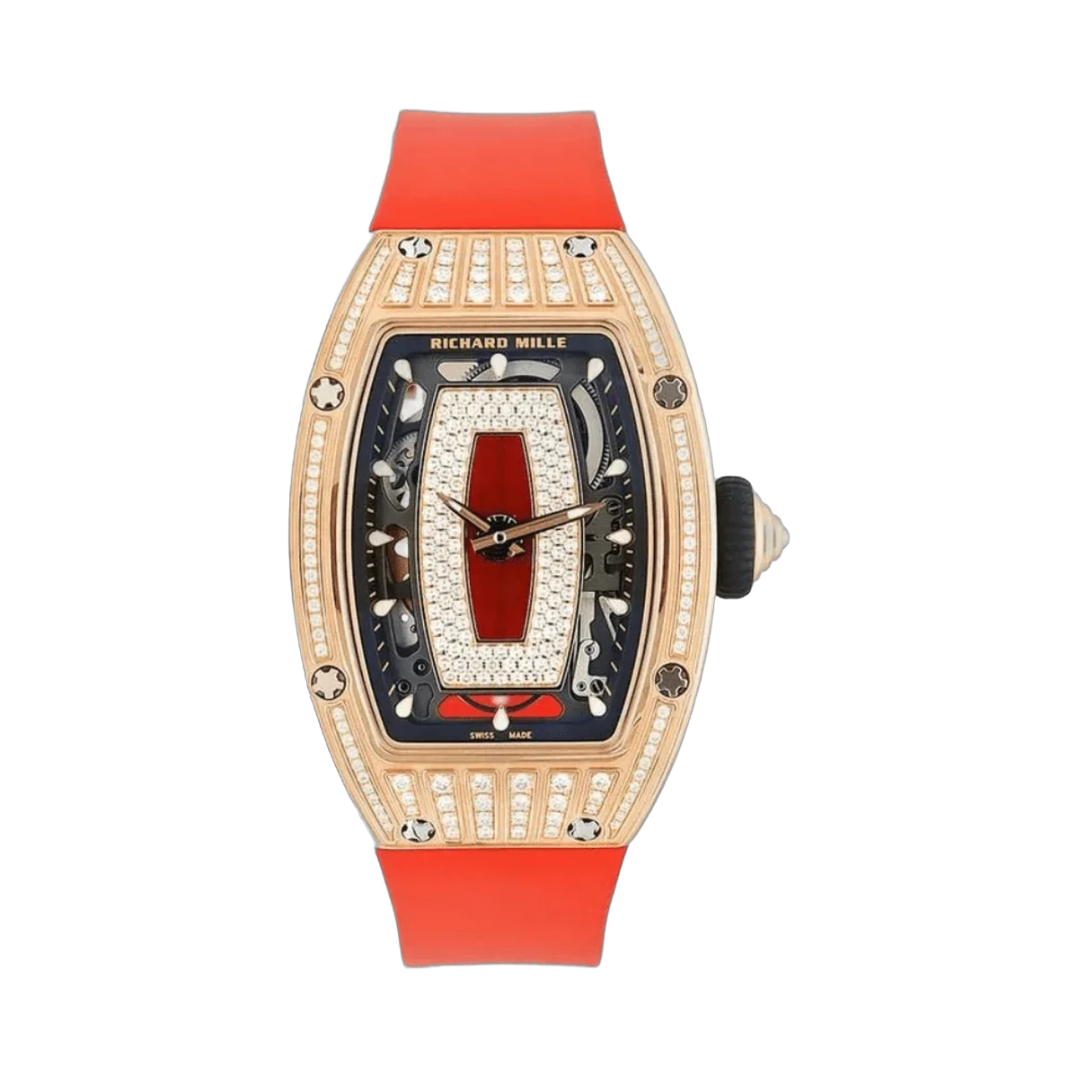 Richard Mille RM07-01 RG Rose Gold Diamond Jasper Dial