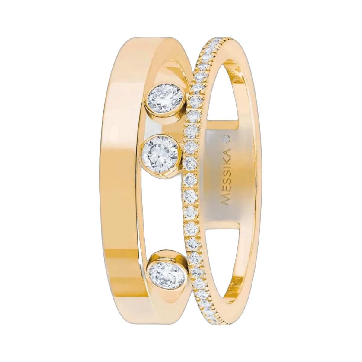 Messika Move Romane 06516-YG-55 18Karat Yellow Gold Diamond Ring
