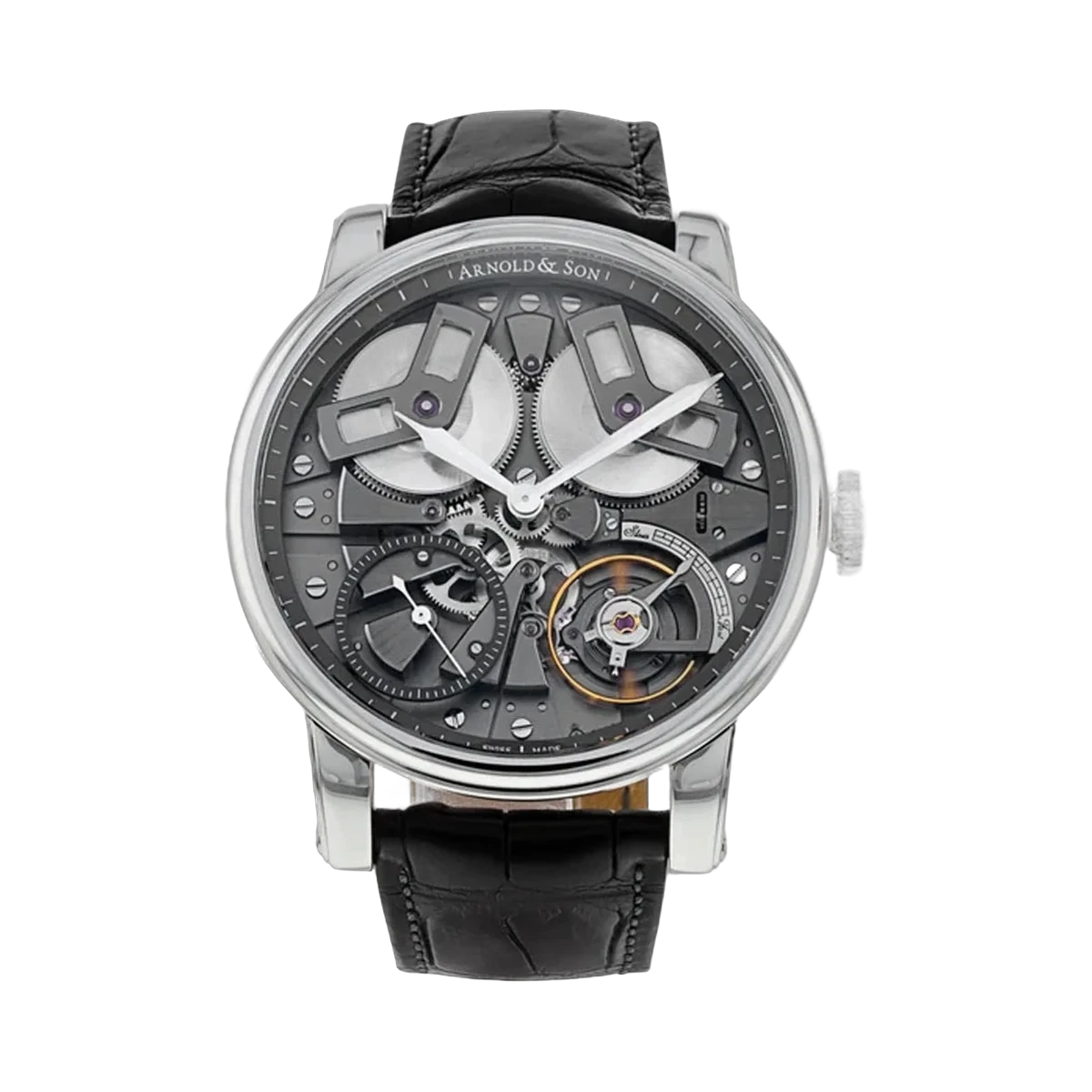 Arnold & Son True Beat 88 1TBAS.S01A.C113S Stainless Steel Skeleton Dial 46mm Men's Watch