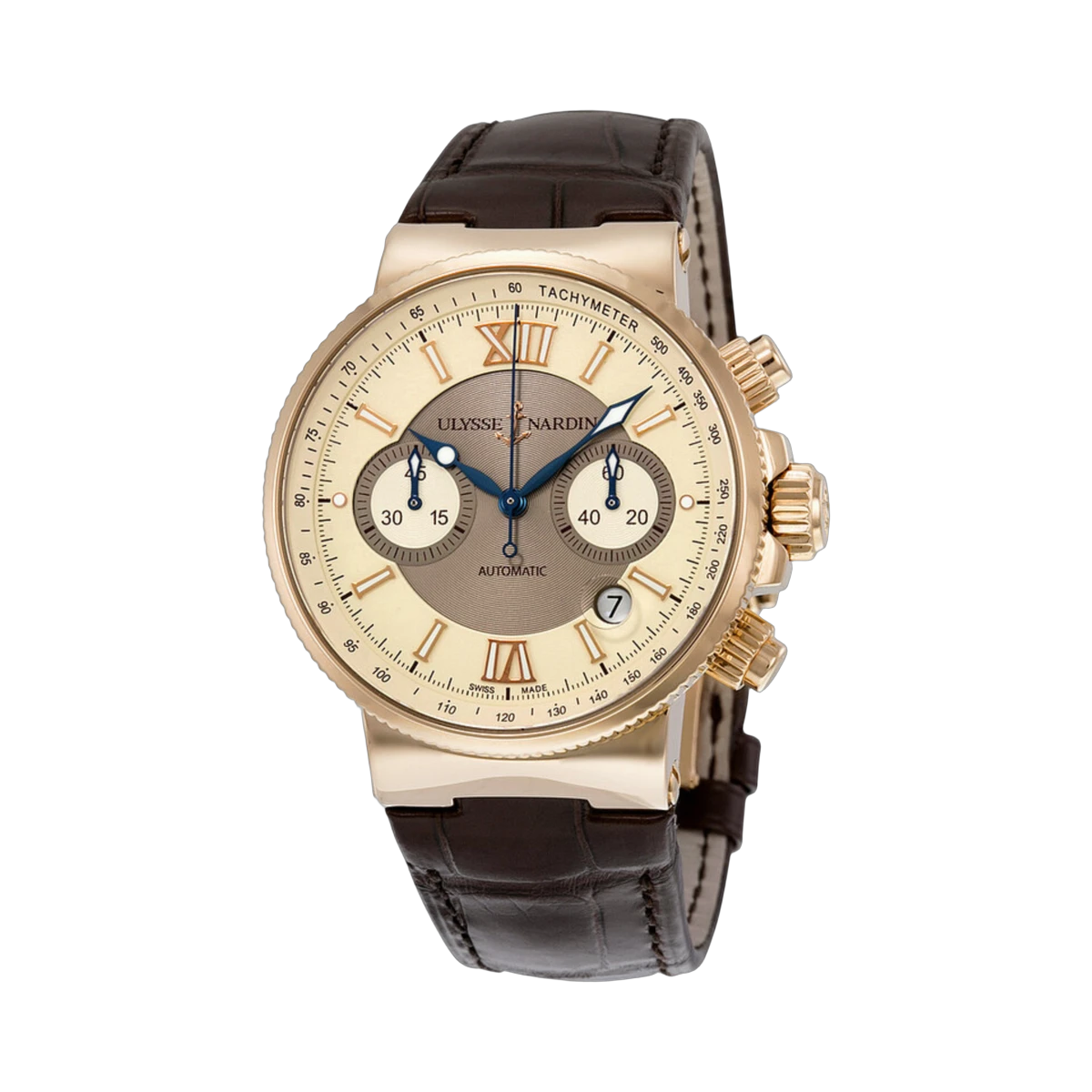 Ulysse Nardin Freak Maxi Marine Chronograph 356-66/354 Ivory Dial 41mm 18K Rose Gold