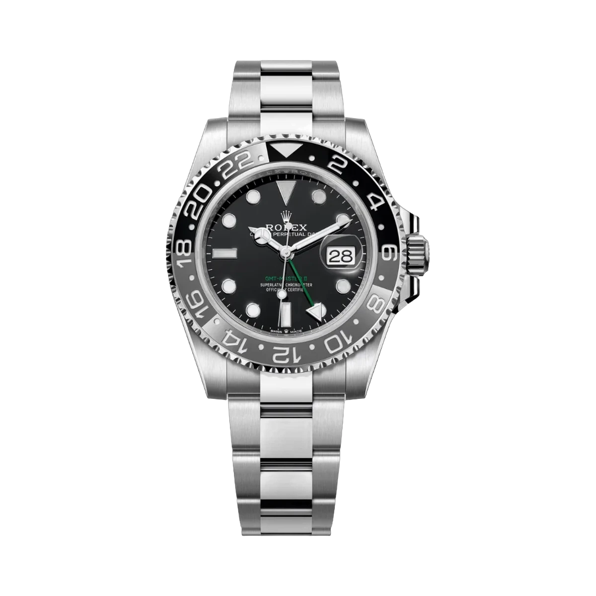 Rolex Gmt Master II 126710GRNR-0004 Oyster Steel Bruce Wayne Oyster Bracelet 40mm Men's Watch