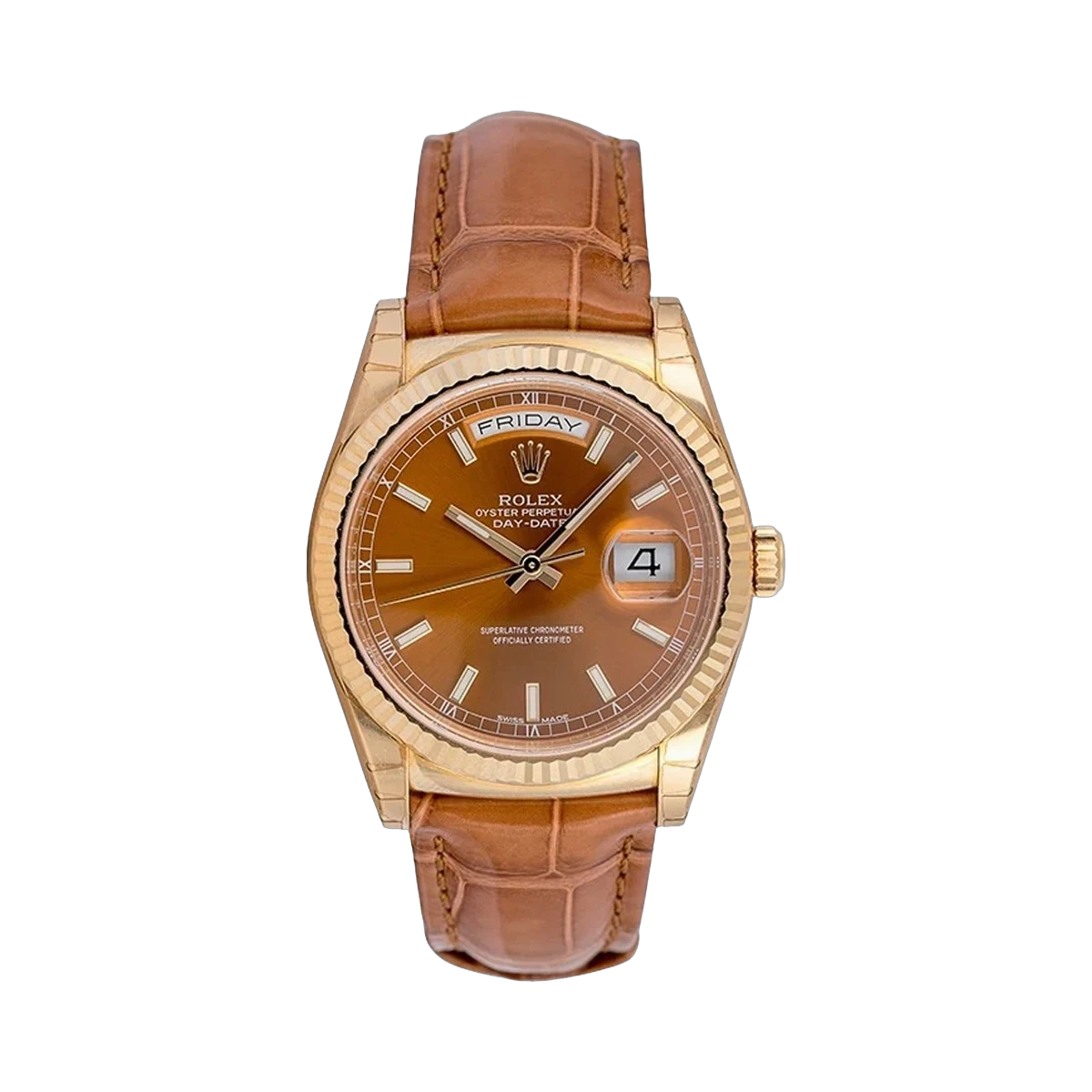 Rolex Datejust 118138 Arabic Day 36 36mm Ladies Watch