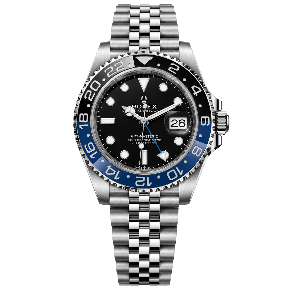Rolex GMT Master II 126710BLNR-0002 Batman Jubilee 40mm Stainless Steel Blue And Black Ceramic