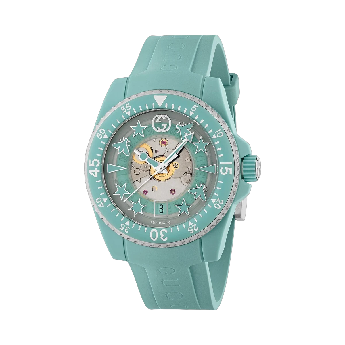 Gucci Dive Transparent Aquamarine 40M